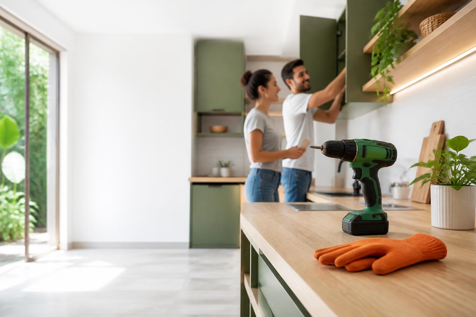 Família reformando a casa com materiais Leroy Merlin do Brasil